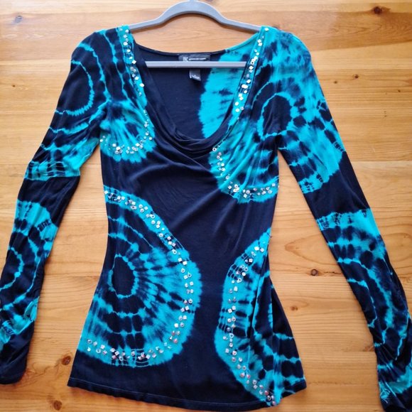 INC International Concepts Tops - INC International Concepts Long Sleeve Bling Top